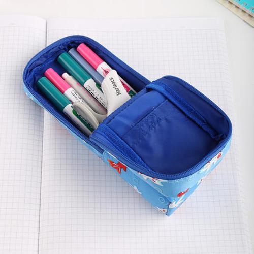 日本国誉 kokuyo 可立可折叠笔袋 多功能学生办公文具盒 便携收纳笔袋